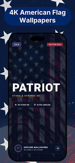 American Flag Wallpaper 2026 Screenshot 0