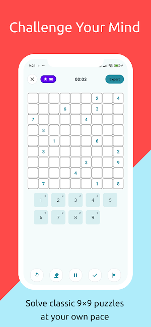 Sudoku: Classic Brain Puzzles Screenshot 3