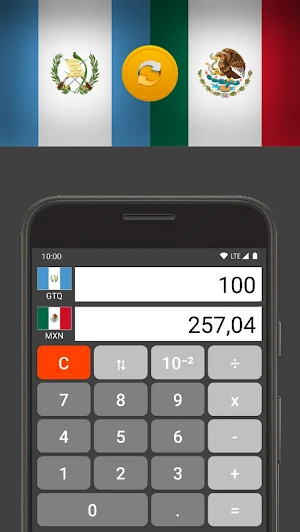 Mexican Peso/Guatemala Quetzal Screenshot 1