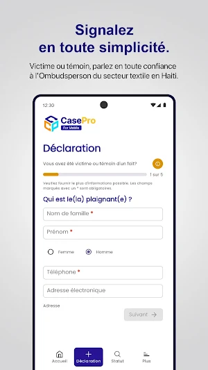 CasePro For Mobile Screenshot 1