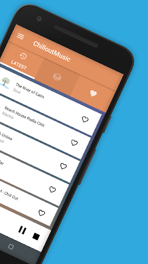 ChilloutMusic: Chillout Radio and Lounge Music App Screenshot 3