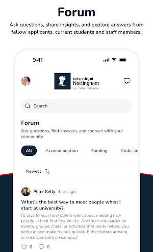 Nottingham CampusConnect Screenshot 1
