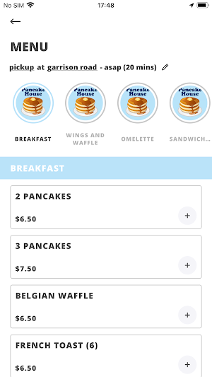 pancake house official Screenshot 2
