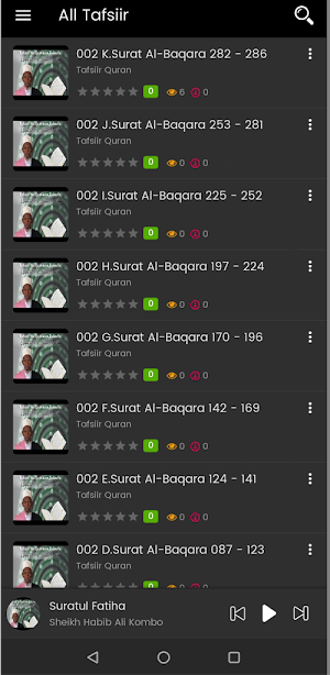 Tafsiri ya Quran - Sheikh Habib Ali Kombo Screenshot 1