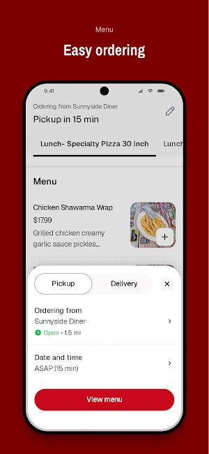 Sunnyside Diner To Go Screenshot 2