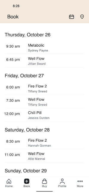 Studio Fire Fitness Screenshot 1