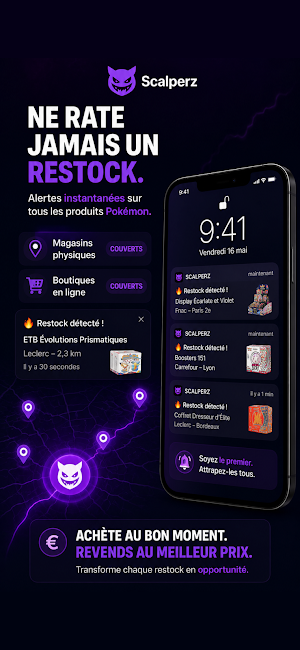 Scalperz - Restock&Alertes TCG Screenshot 1