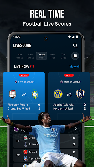 Live Score: Live Soccer Scores Screenshot 0