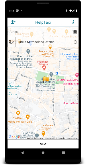HelpTaxi Screenshot 1
