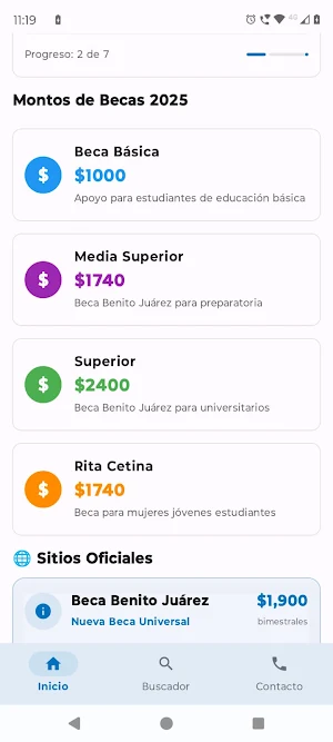 Buscador Estatus BECAS info Screenshot 1
