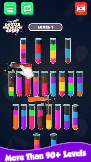 Water Sortpuz Color Puzzle Screenshot 3