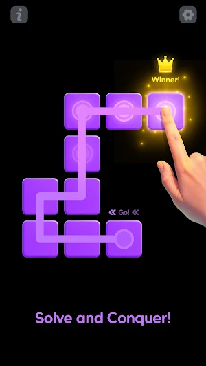 Single Line Block Fill Puzzle Screenshot 3