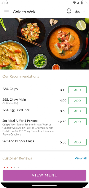 Golden Wok Screenshot 1