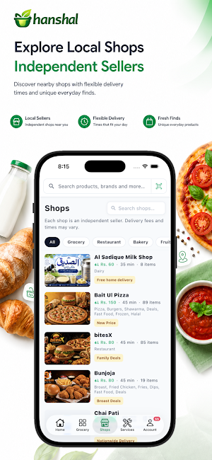 Hanshal: Grocery & Restaurants Screenshot 3