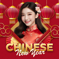 Chinese new year frame 2024