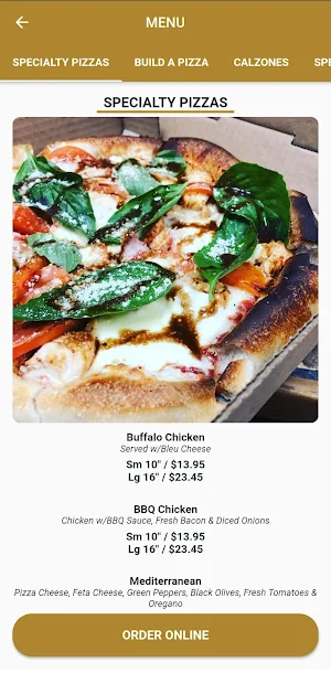 Golden Crust Pizza Screenshot 2