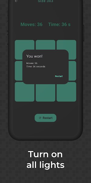Glow Grid: Lights Out Puzzle Screenshot 3