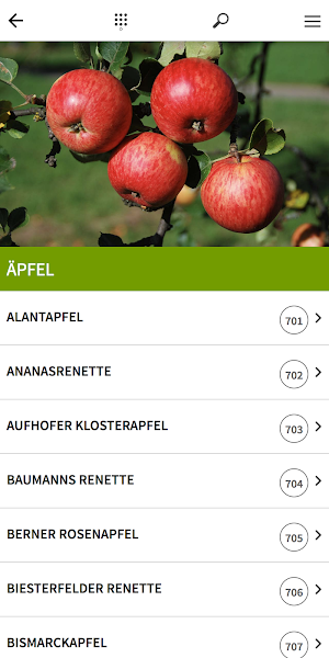 Kürnbacher Streuobst-App Screenshot 2