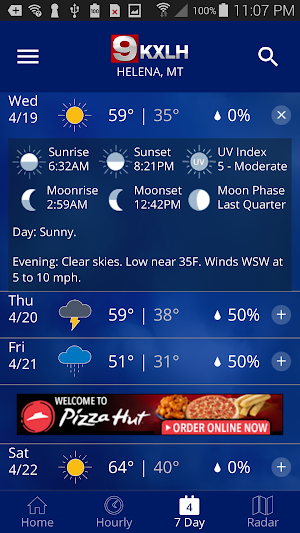 KXLH STORMTracker Weather Screenshot 3