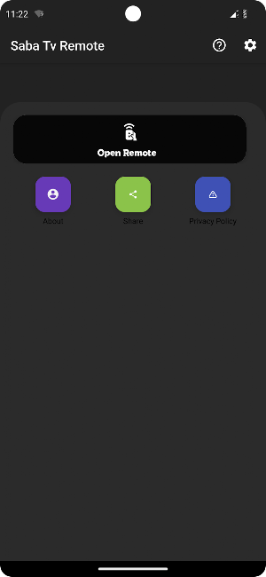 Remote for Saba Tv Screenshot 0