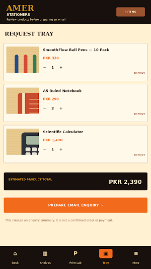AMER STATIONERS Screenshot 3