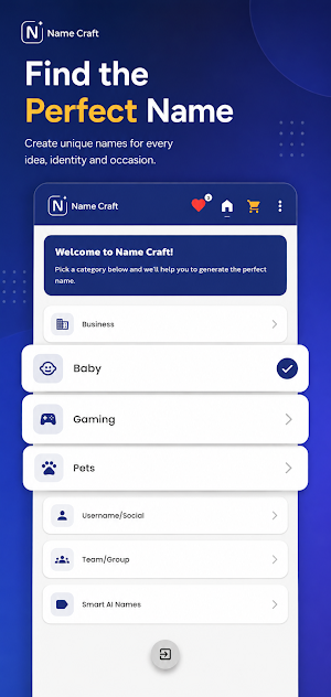 Name Craft - AI Name Generator Screenshot 2