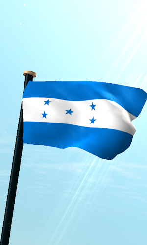Honduras Flag 3D Free Screenshot 0
