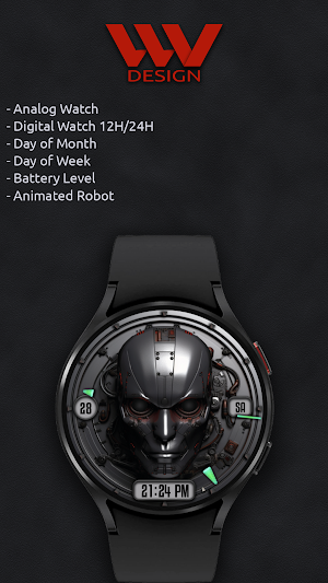 W-Design WOS120 - Watch Face Screenshot 3