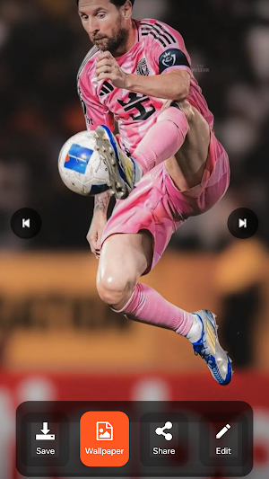 Messi Wallpapers and Keyboard Screenshot 2