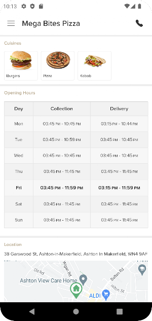 Mega Bites Pizza Screenshot 3