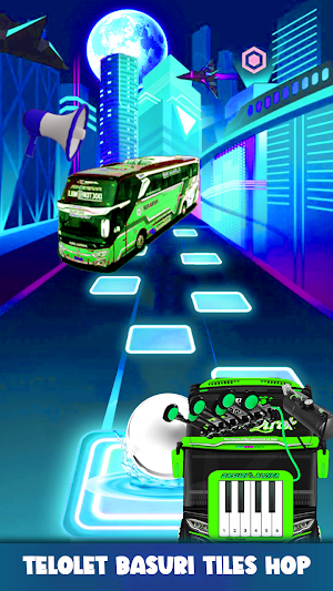 Telolet Basuri - Tiles Hop Screenshot 0