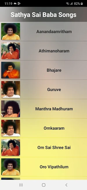 Satya Sai Baba Malayalam Songs Screenshot 0
