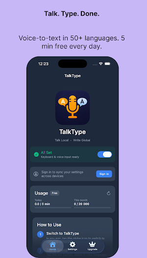 DicText AI Voice Keyboard Screenshot 0