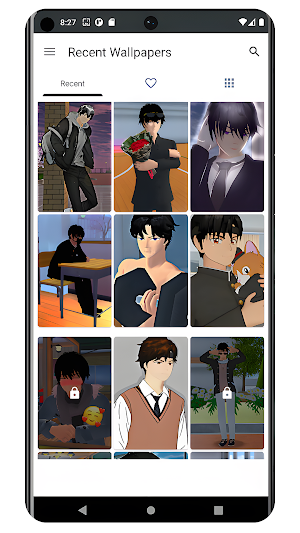 Sakura School Boy Wallpaper 4K Screenshot 1