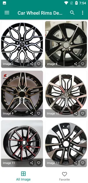 Car Wheel Rims Design Ideas Screenshot 1