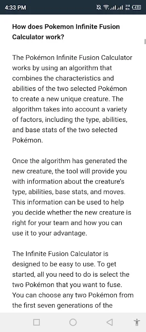Pif Calculator Screenshot 0