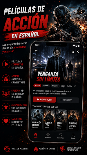 Películas de Acción Screenshot 1