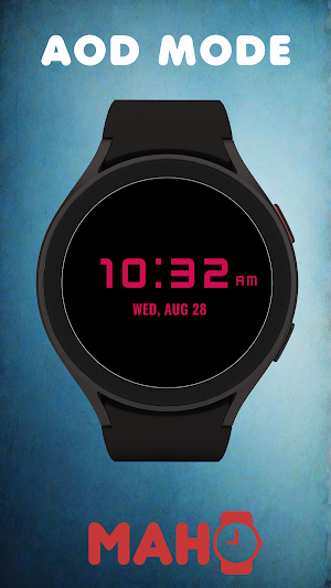 MAHO007 Wear OS Watch Face Screenshot 3