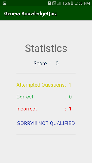 General Knowledge Quiz FOR ISS Screenshot 3