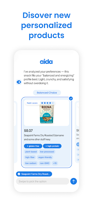 Aida: AI Dietitian + Groceries Screenshot 1