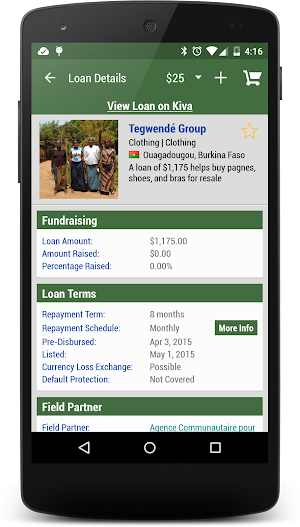 Kiva Search Screenshot 1