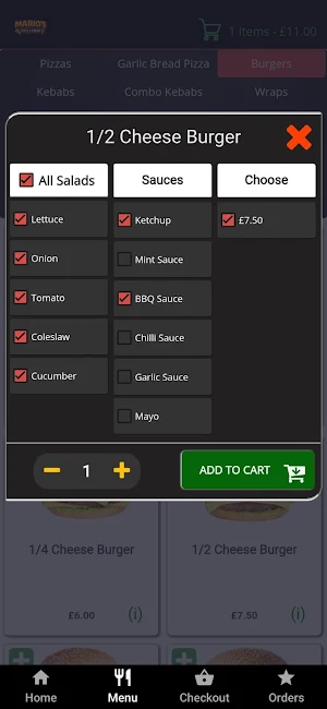 Marios Pizza Kebab Kidwelly Screenshot 2