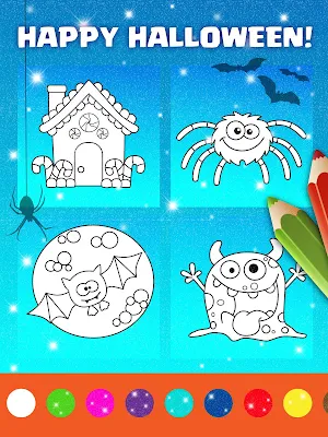 Halloween Coloring Book Screenshot 2