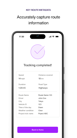 Route Tracker Screenshot 3