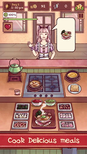 Lily's Town: Cooking Café Screenshot 1