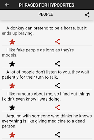 Phrases for Hypocrites Screenshot 3