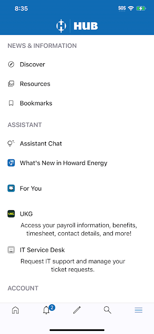 Howard HUB Screenshot 3