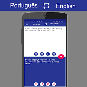 Portuguese English Translator Screenshot 1