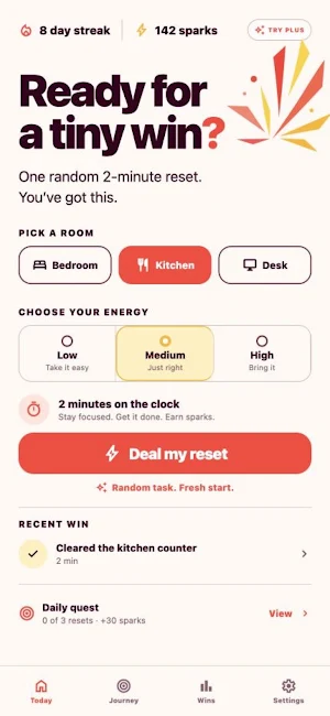SparkReset Screenshot 0