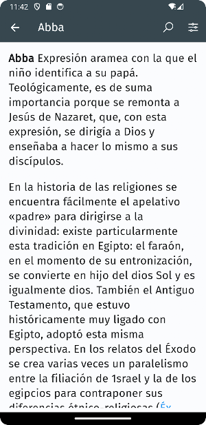Diccionario Bíblico Teológico Screenshot 1